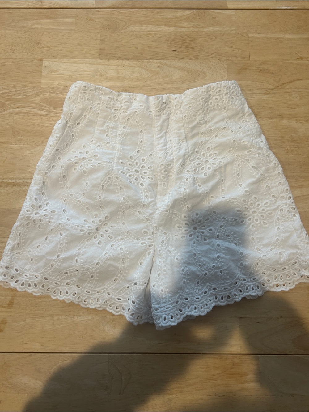 Zara Eyelet Shorts